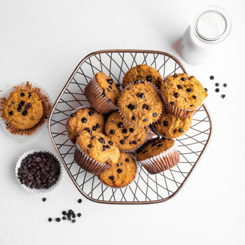 Grain-free chocolate chip muffins from Stelle & Co Bakes