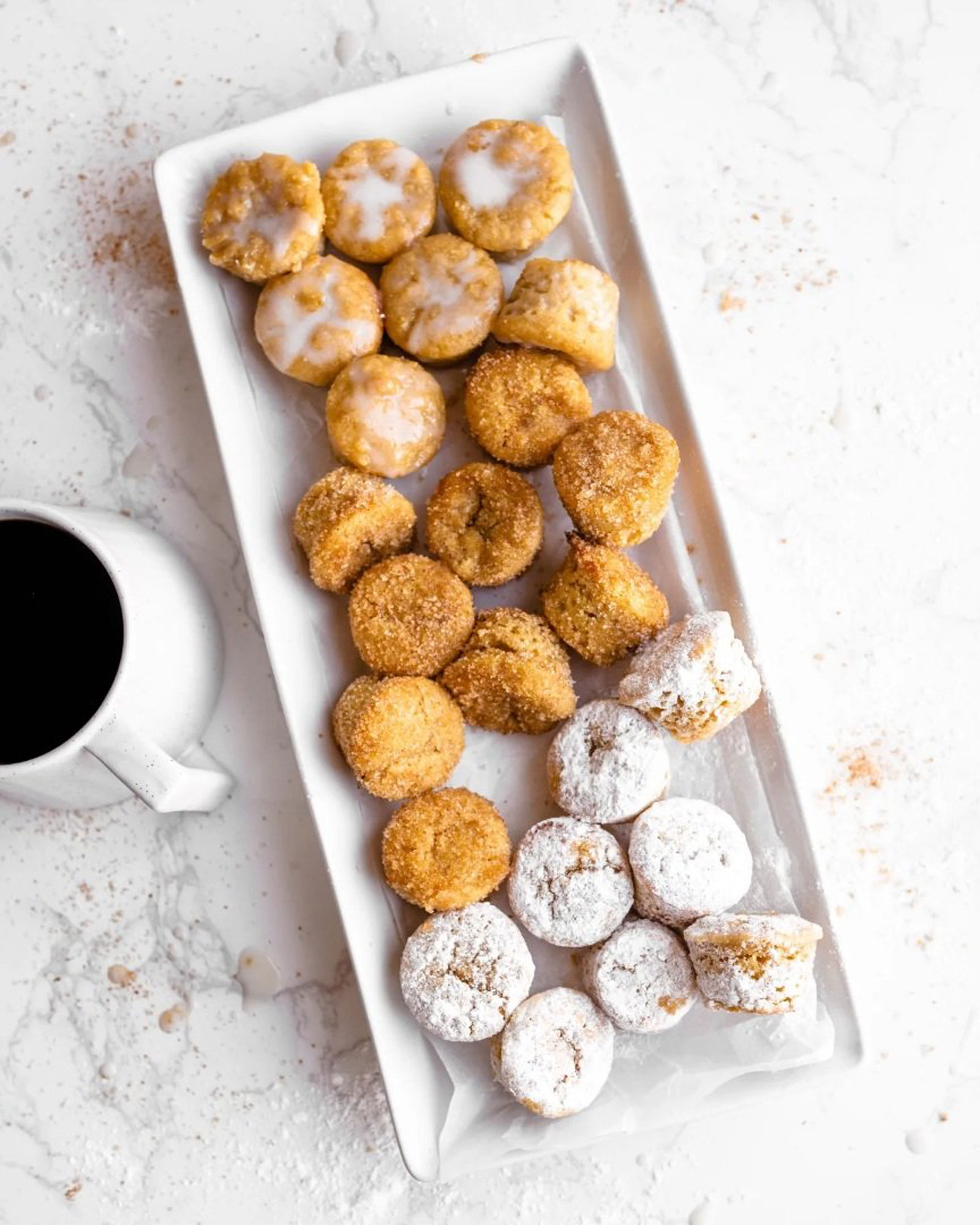Grain-free, dairy-free donut holes from Stelle & Co Bakes