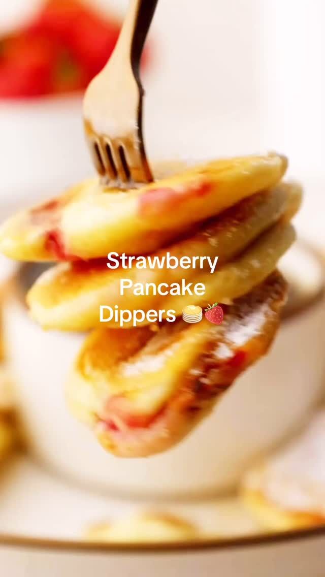 These cuties are going to my breakfast all summer long, how about you?  Comment strawberry for the recipe and be sure to follow me for more